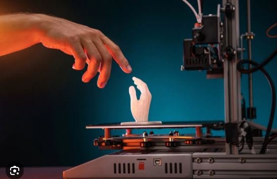 Impressora 3D em ação